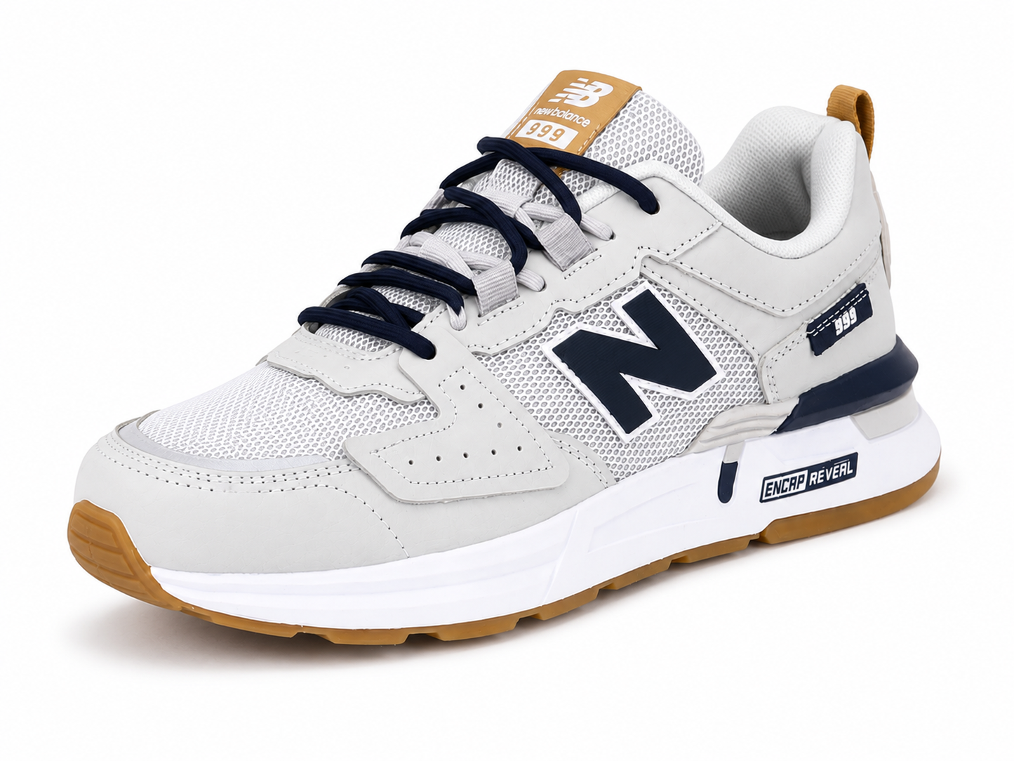 New Balance 999 ENCAP REVEAL Gris/Bleu Marine – Semelle Gomme