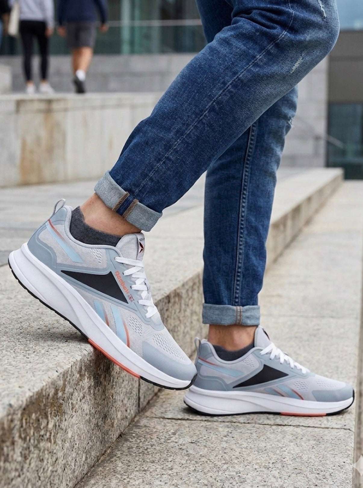Reebok Classic Runner – White/Grey/Orange