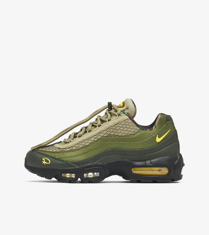 Nike Air Max 95 x CPFM – Olive Green & Yellow Premium Sneakers