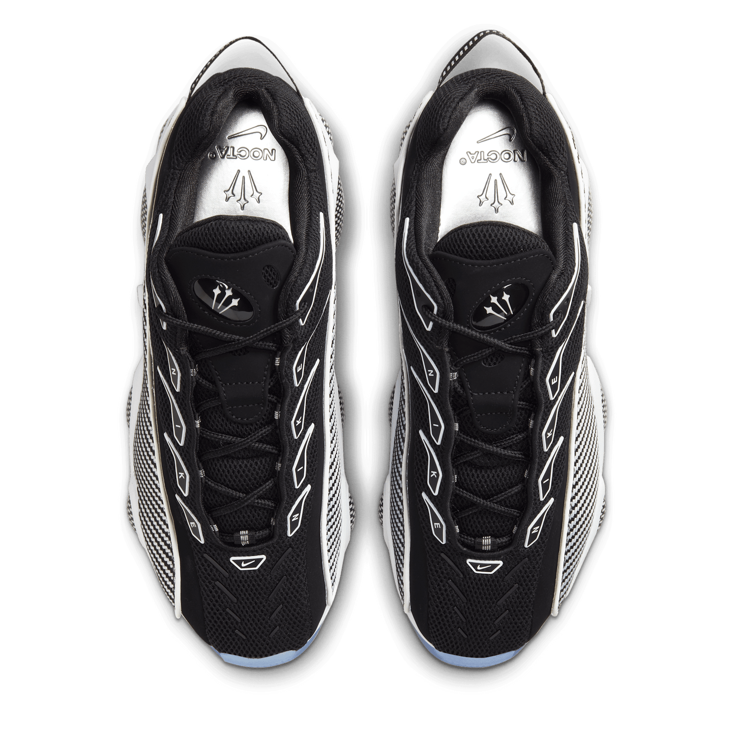 Nike NOCTA Glide en coloris noir et blanc