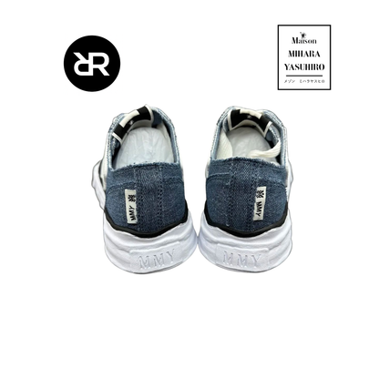 Mihara yasuhiro blue peterson og sole canvas low-top sneaker