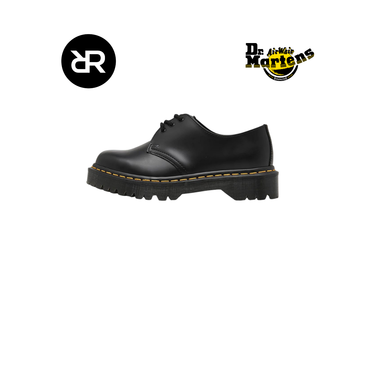 Dr. Martens 1461 Bex en cuir Smooth noir