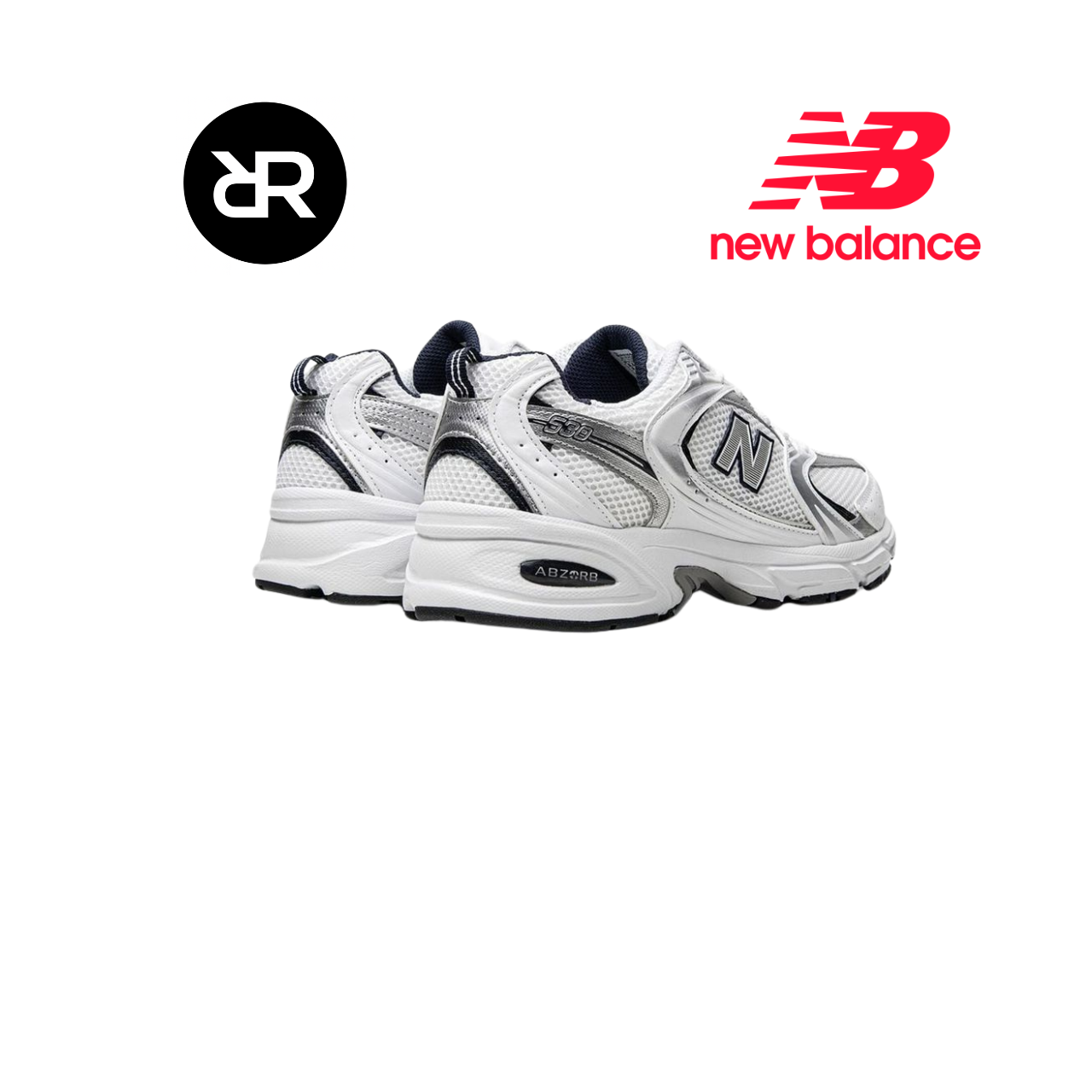 New Balance 530 White Grey Navy