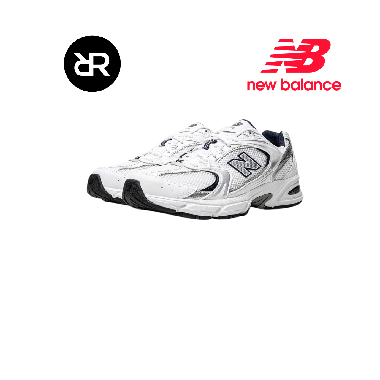 New Balance 530 White Grey Navy