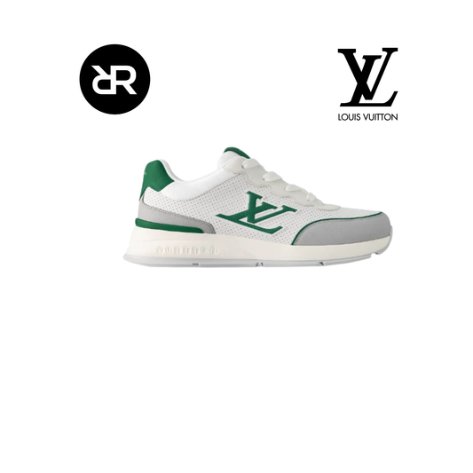 Louis Vuitton blanc et vert à lacets