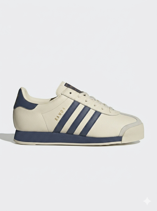 Adidas Samoa - Off White / Dark Blue / Gold Metallic