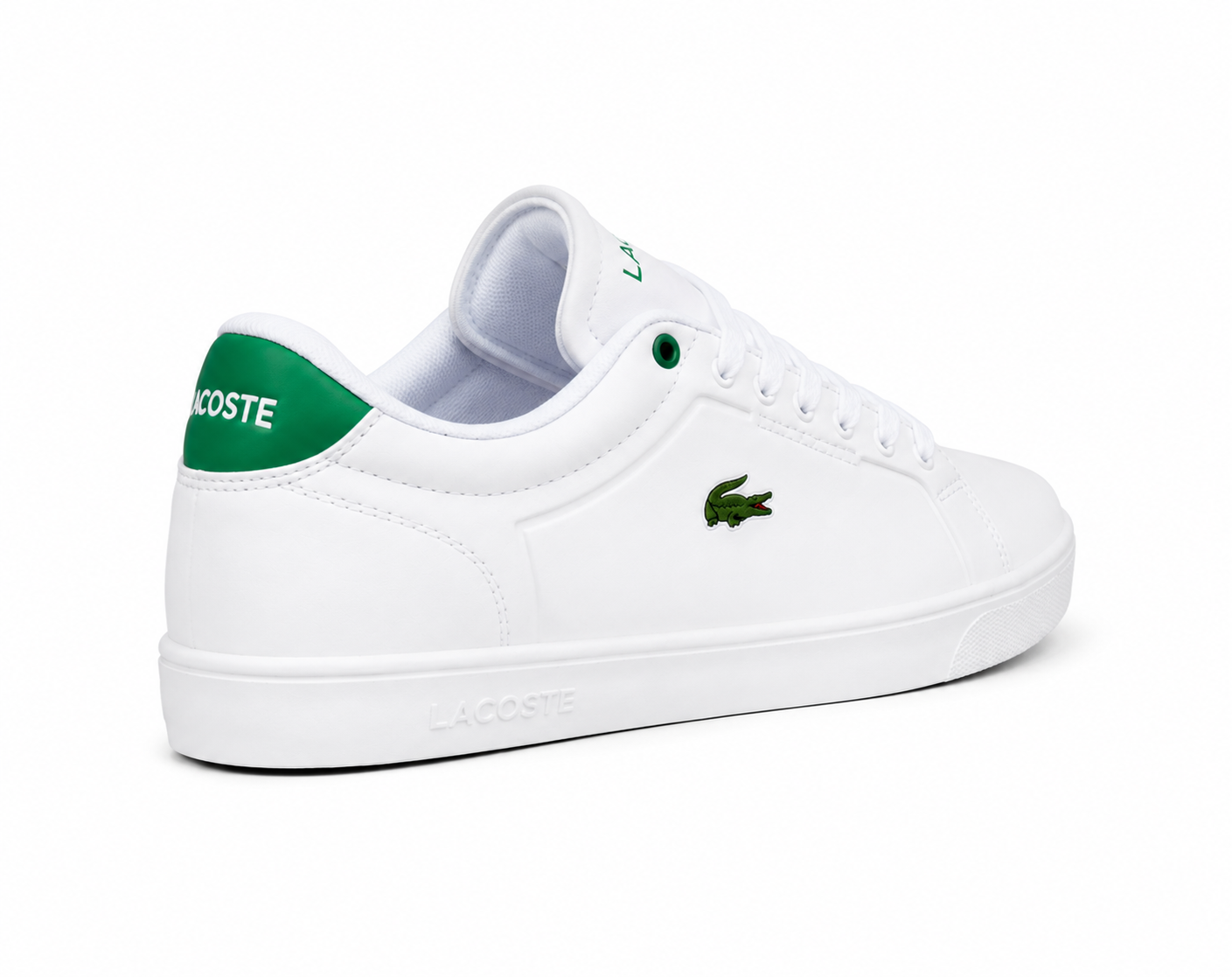 Lacoste Carnaby Evo Leather – Blanc / Vert