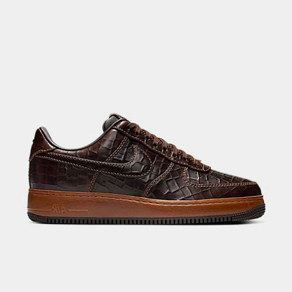 NIKE AIR FORCE 1 LOW « CROC / FAUNA BROWN » – ÉLÉGANCE URBAINE & STYLE PREMIUM