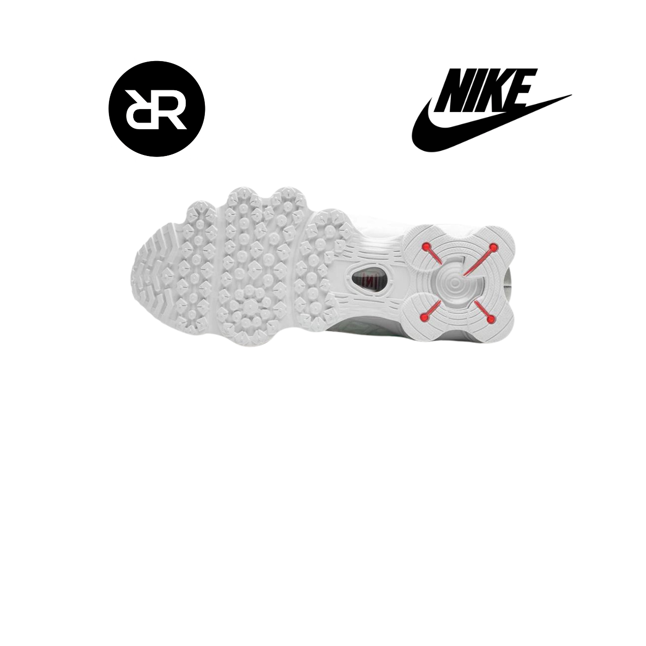 Nike shox tl white metallic silver