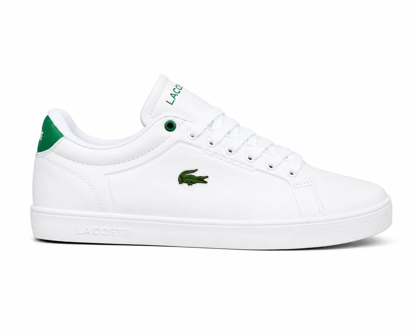 Lacoste Carnaby Evo Leather – Blanc / Vert