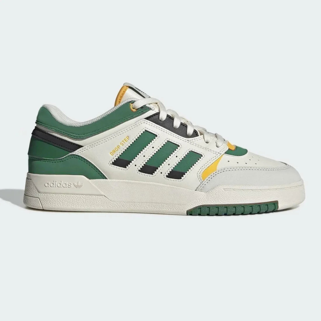 ADIDAS DROP STEP LOW – VERT & BLANC