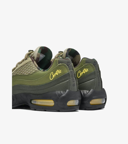 Nike Air Max 95 x CPFM – Olive Green & Yellow Premium Sneakers