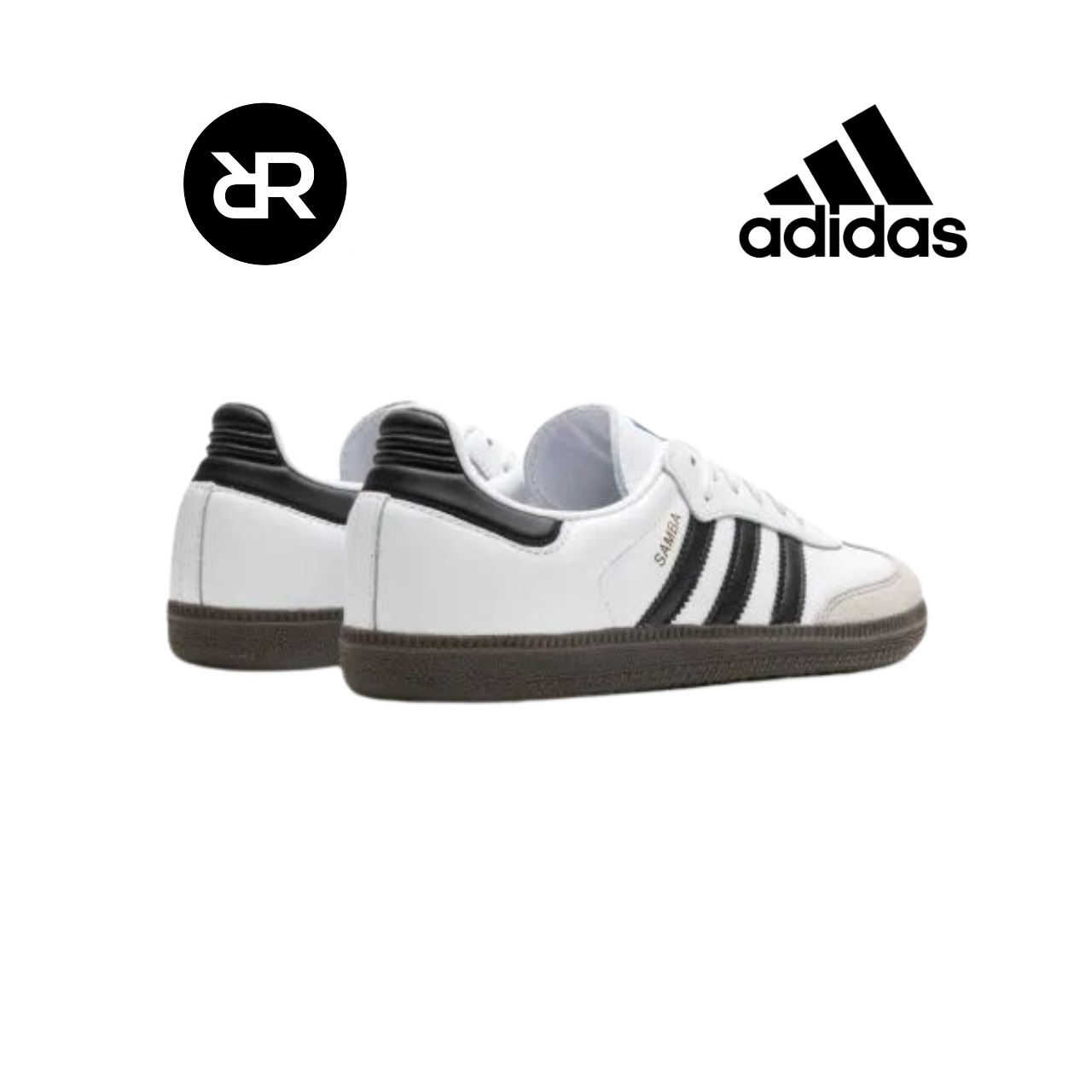 Adidas samba - vegan white gum