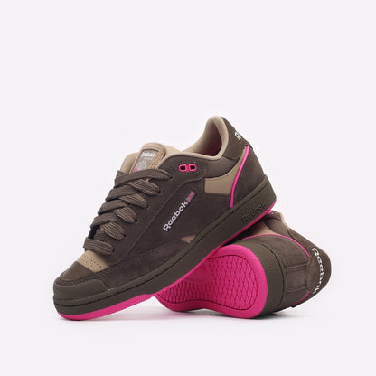 Chaussures de tennis homme Reebok Club C BULC baskets marron marron rose blanc 1