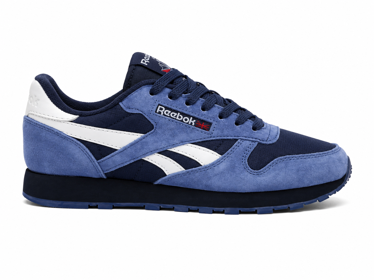 Reebok Classic Leather Bleu Marine & Gris