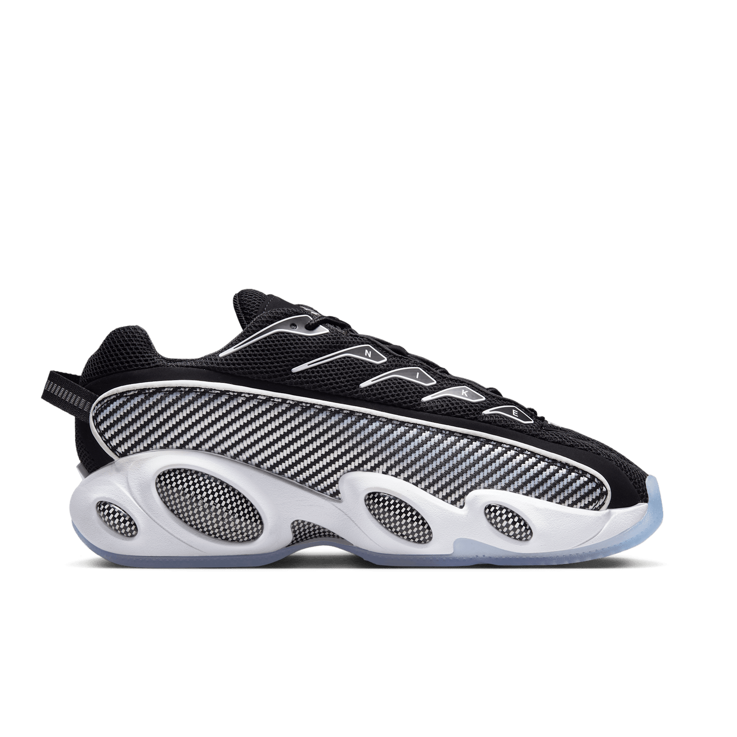 Nike NOCTA Glide en coloris noir et blanc