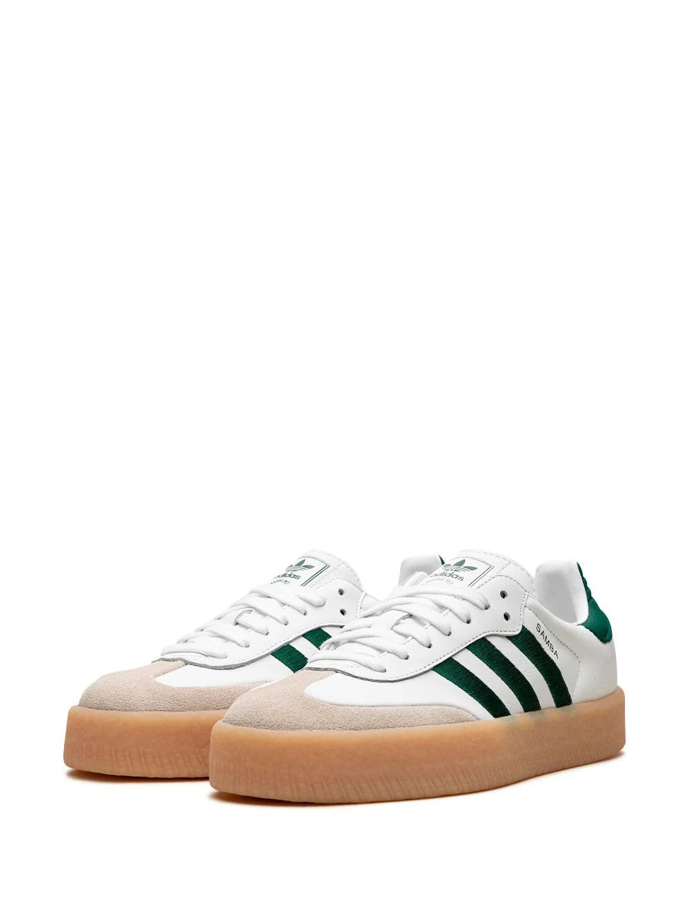 ADIDAS SAMBA - WHITE COLLEGIATE GREEN GUM