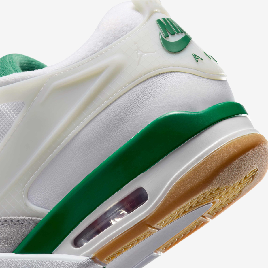 Air Jordan 4 RM – Blanc & Vert