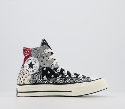 CONVERSE CHUCK TAYLOR ALL-STAR 70 HI OFFSPRING PAISLEY BLACK