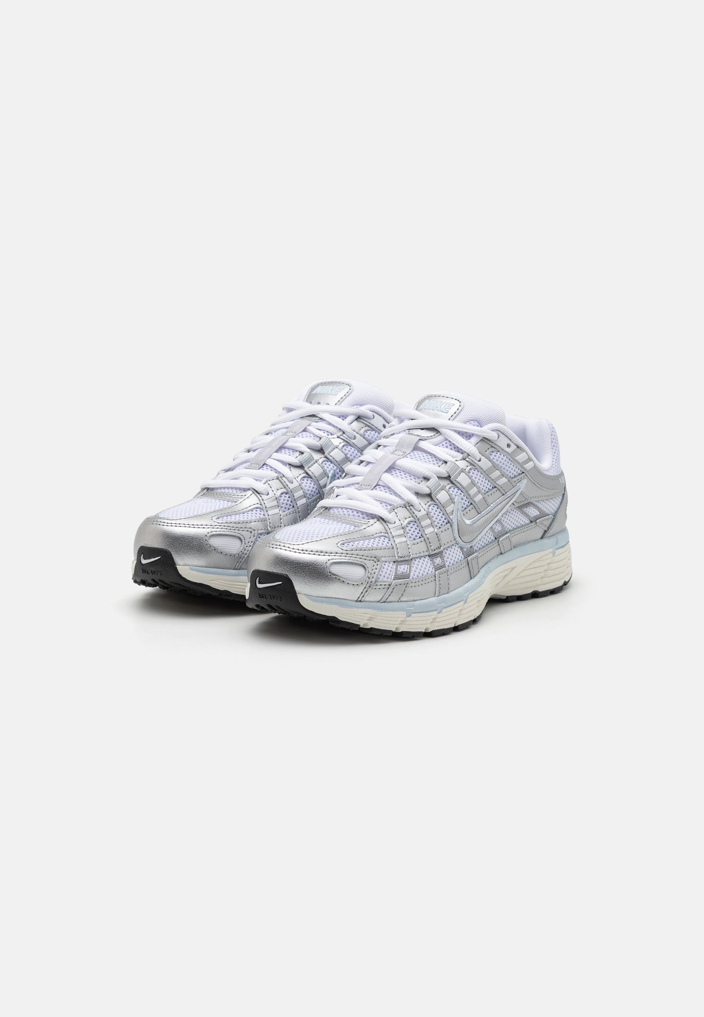 P 6000 - Baskets basses - white/metalic silver/blue tint/sail/black