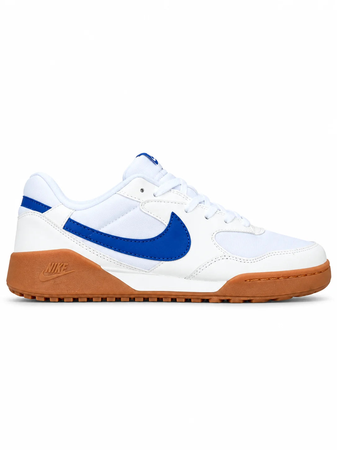NIKE COURT VISION LOW – BLANC & BLEU ROYAL | SEMELLE GUM