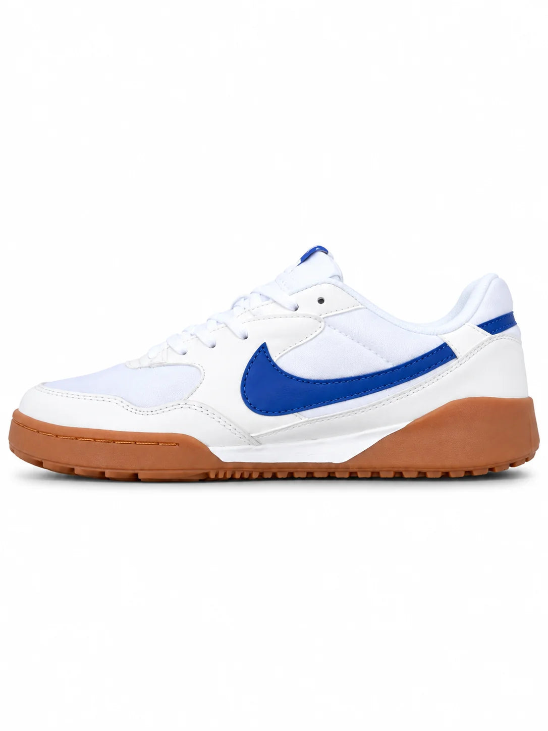 NIKE COURT VISION LOW – BLANC & BLEU ROYAL | SEMELLE GUM